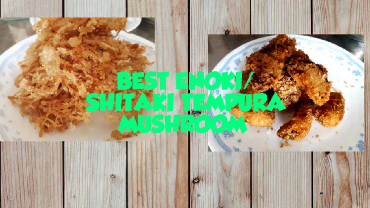 EASY HOME MADE ENOKI/SHITAKI FRESH TEMPURA MUSHROOM || Suzanne Vvlog
