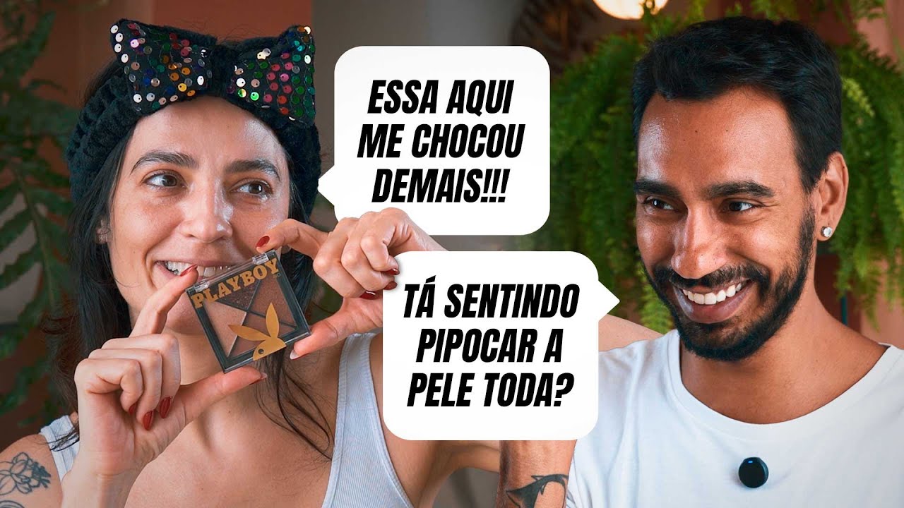 TESTANDO MAKES DA 25 DE MAR&Ccedil;O - KaKaKa com Caio Sobral
