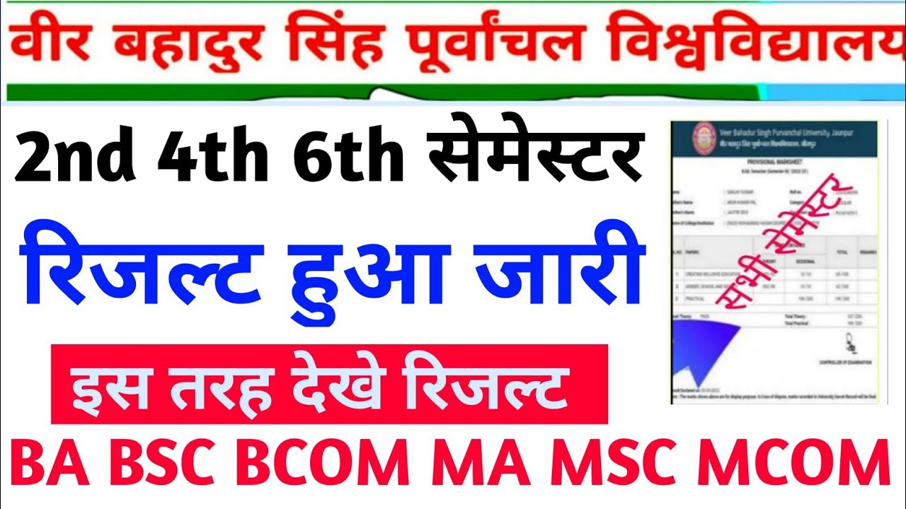 vbspu result 2026|vbspu ba bsc result kaise dekhe 2025|ba result kaise dekhe 2026|vbspu result 2025