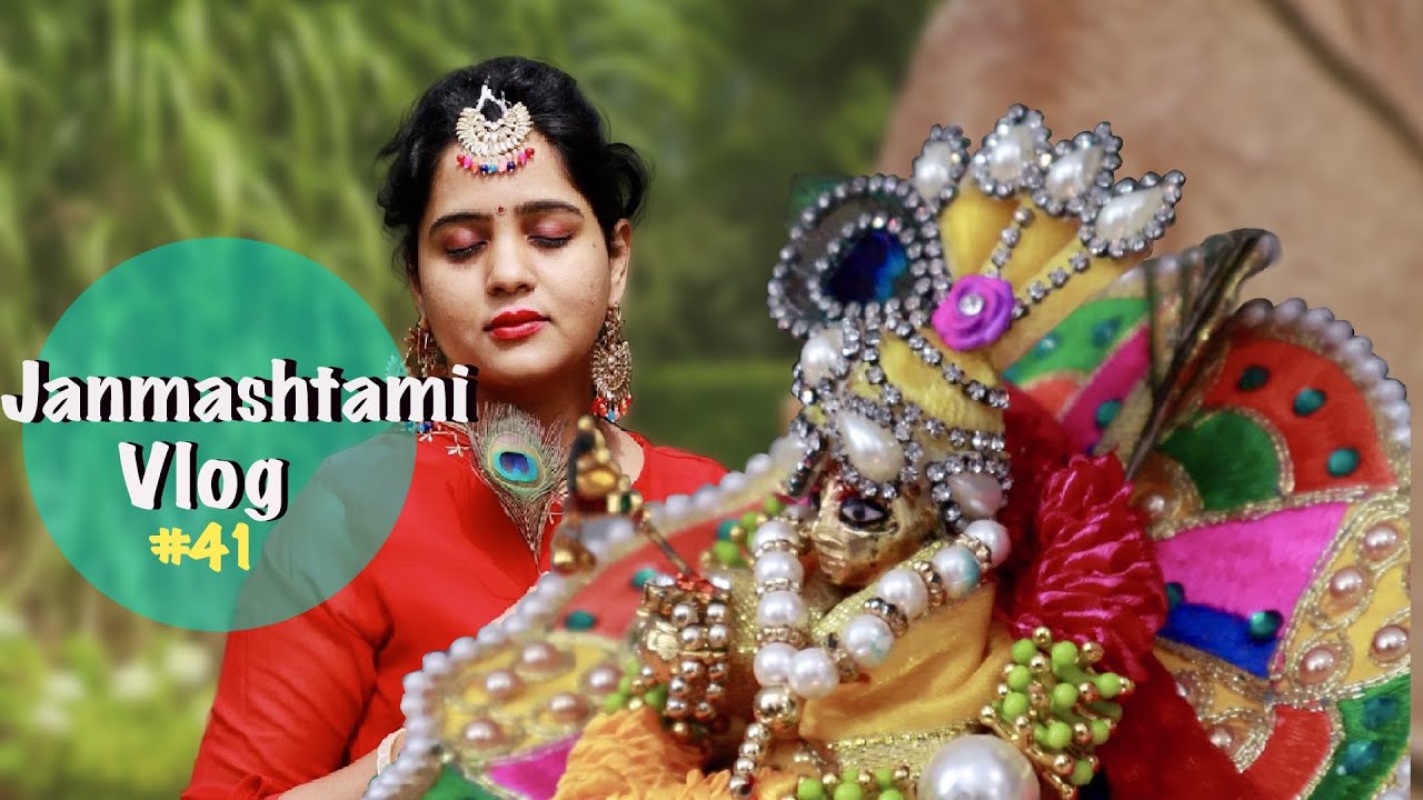 Janmashtami 2021 Celebration at Home, हिंदी Vlog, Life in Canada, Indian Vloggers in Vancouver