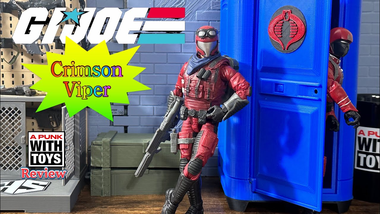 GI Joe Classified Cobra Crimson Viper Review