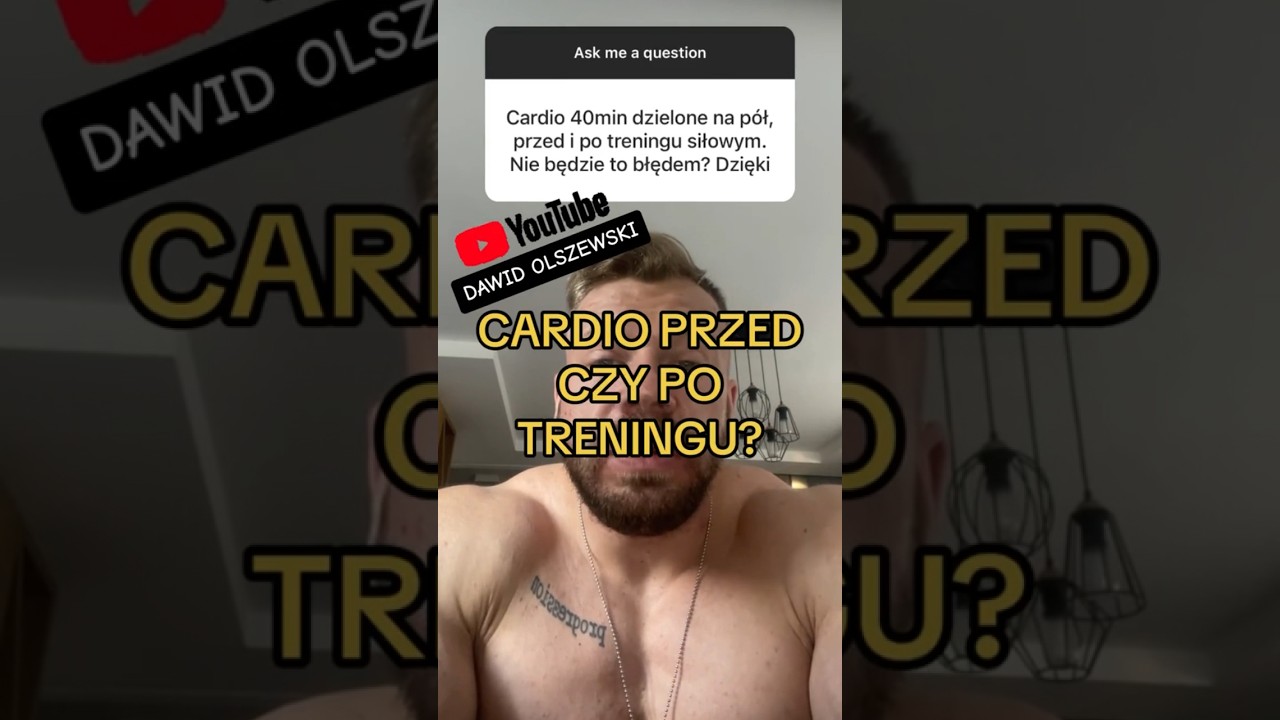 Cardio przed i po treningu?