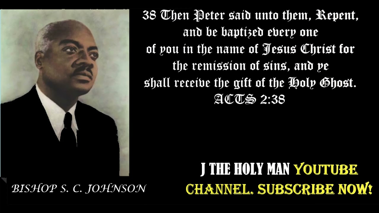 Bishop  S C Johnson - they don't want it. But it's gonna judge them.
