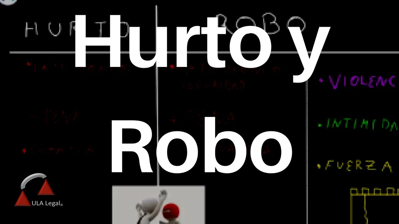Hurto y Robo. DERECHO PENAL