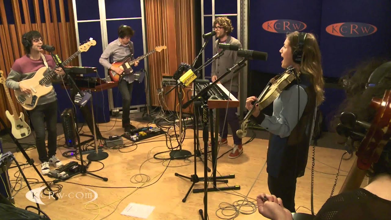 Ra Ra Riot performing 