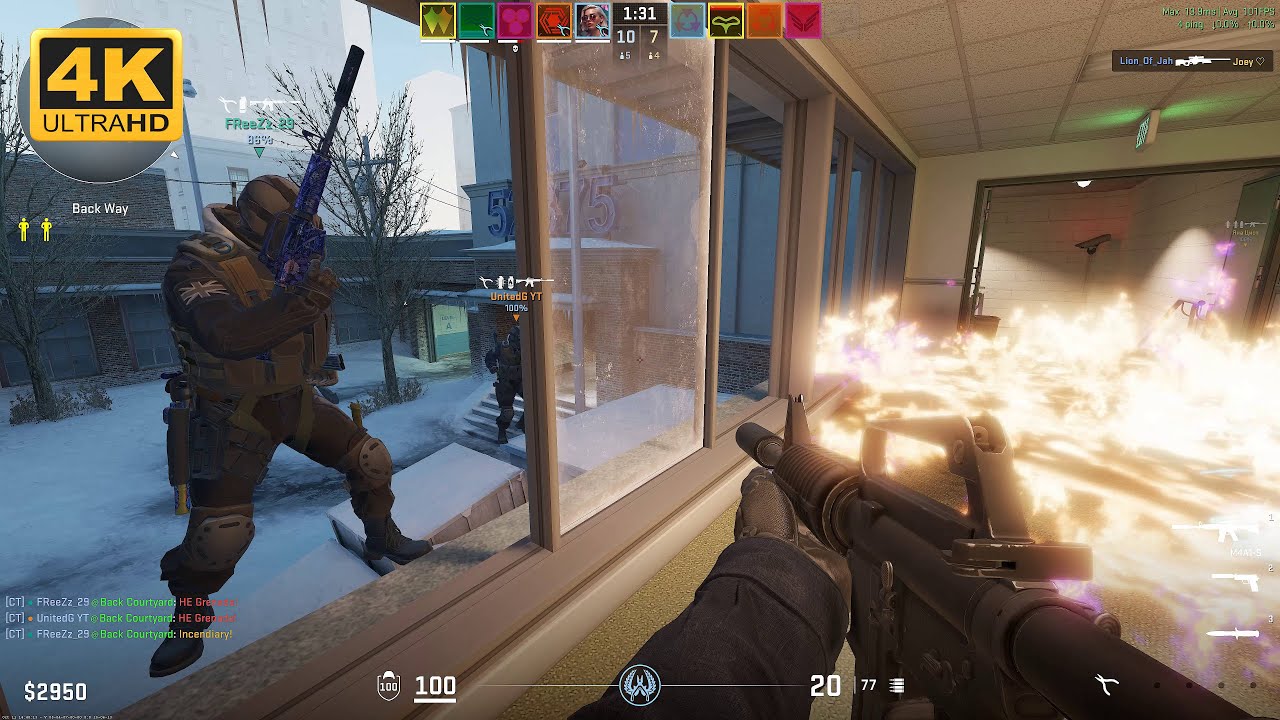 Counter Strike 2 Office Ranked Gameplay 4K