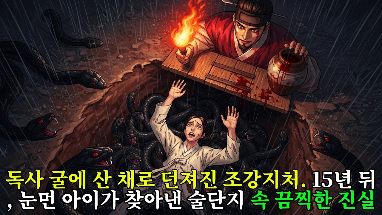 독사 굴에 산 채로 던져진 조강지처. 15년 뒤, 눈먼 아이가 찾아낸 술단지 속 끔찍한 진실 | 조선야담 | 오디오북