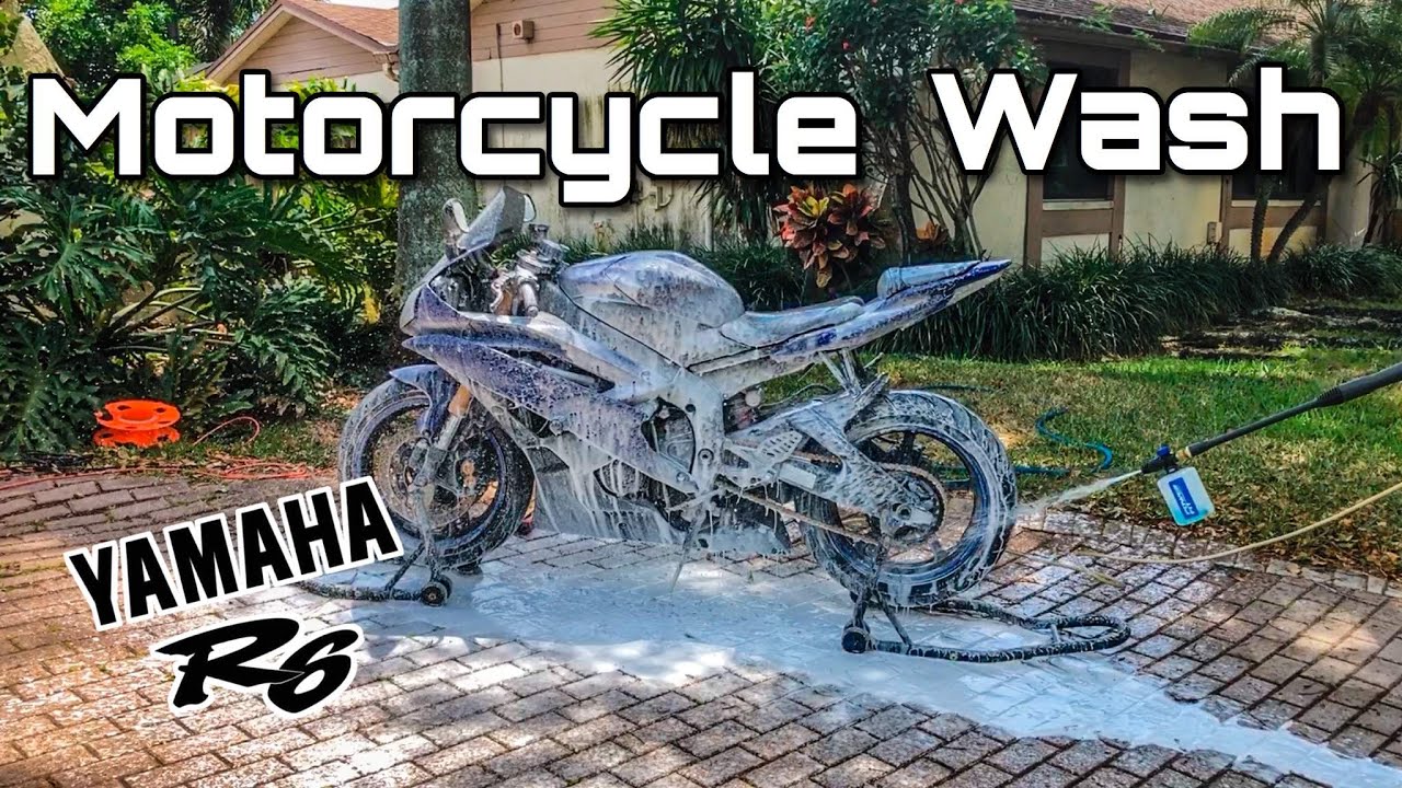 Motorcycle Wash | Yamaha R6