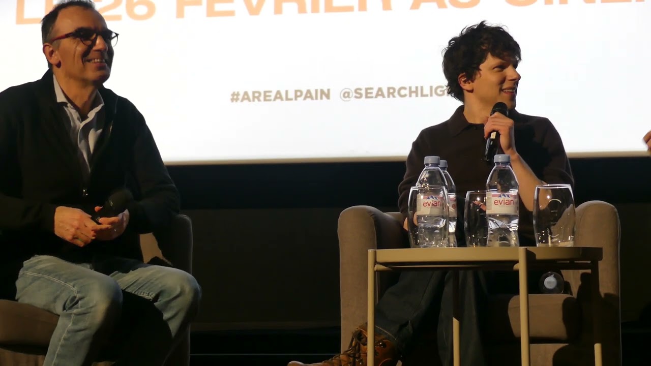 A Real Pain : Jesse Eisenberg Brings Humor and Heart to Paris Premiere