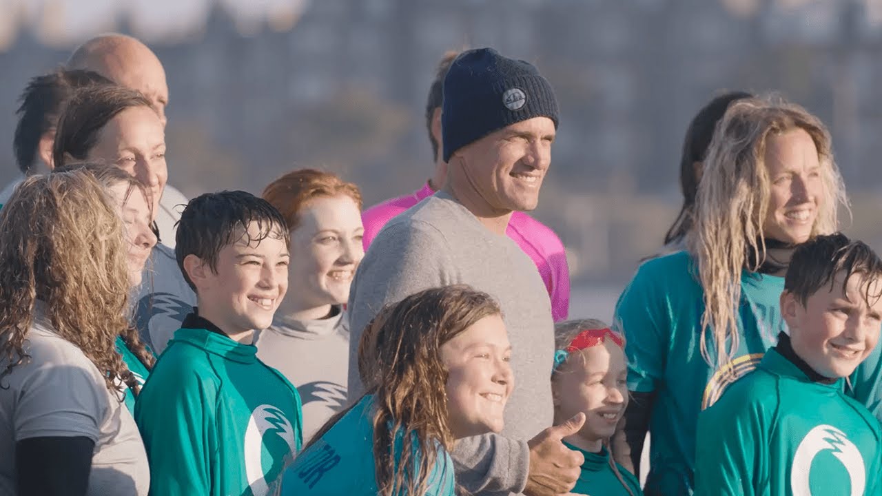 Surfs up at St Andrews | Kelly Slater meets Wave Project Scotland