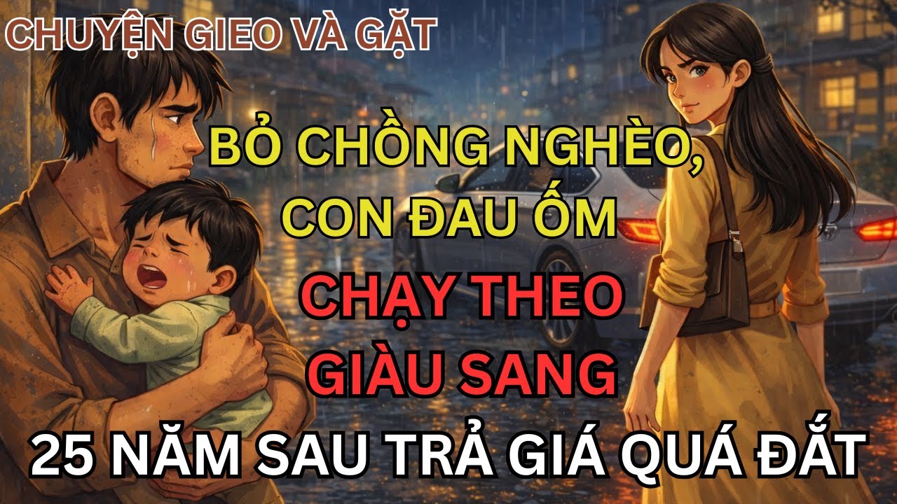 Câu Chuyện Nhân Quả   Bỏ Chồng Nghèo, Con Đau Ốm Chạy Theo Giàu Sang, 25 Năm Sau Quay Về Và Cái Kết