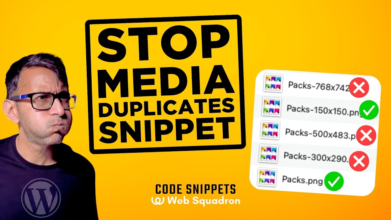Stop THOSE Duplicate Images in WordPress - Code Snippet