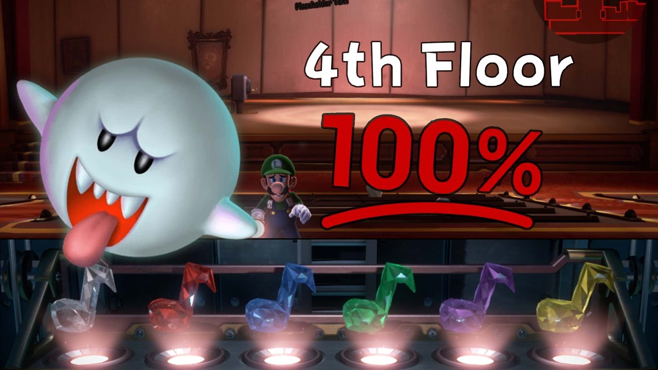 Luigi’s Mansion 3 – 4th Floor Boo & All Gem Locations