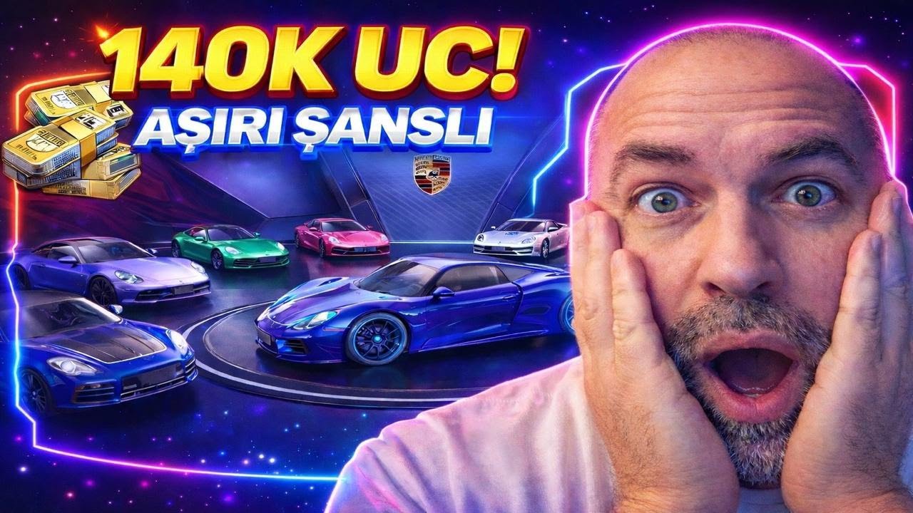 KARDEŞİME PORSCHE SÜRPRİZİ. AŞIRI ŞANSLI HESAP 🍀 (3 İLERİ ATTI 😱) Pubg Mobile #pubgmobile