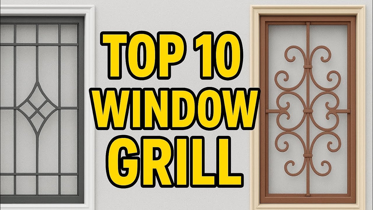 Top 10 Modern Window Grill Design Ideas 2025 | Stylish & Secure Designs  Home#WindowGrillDesign2025