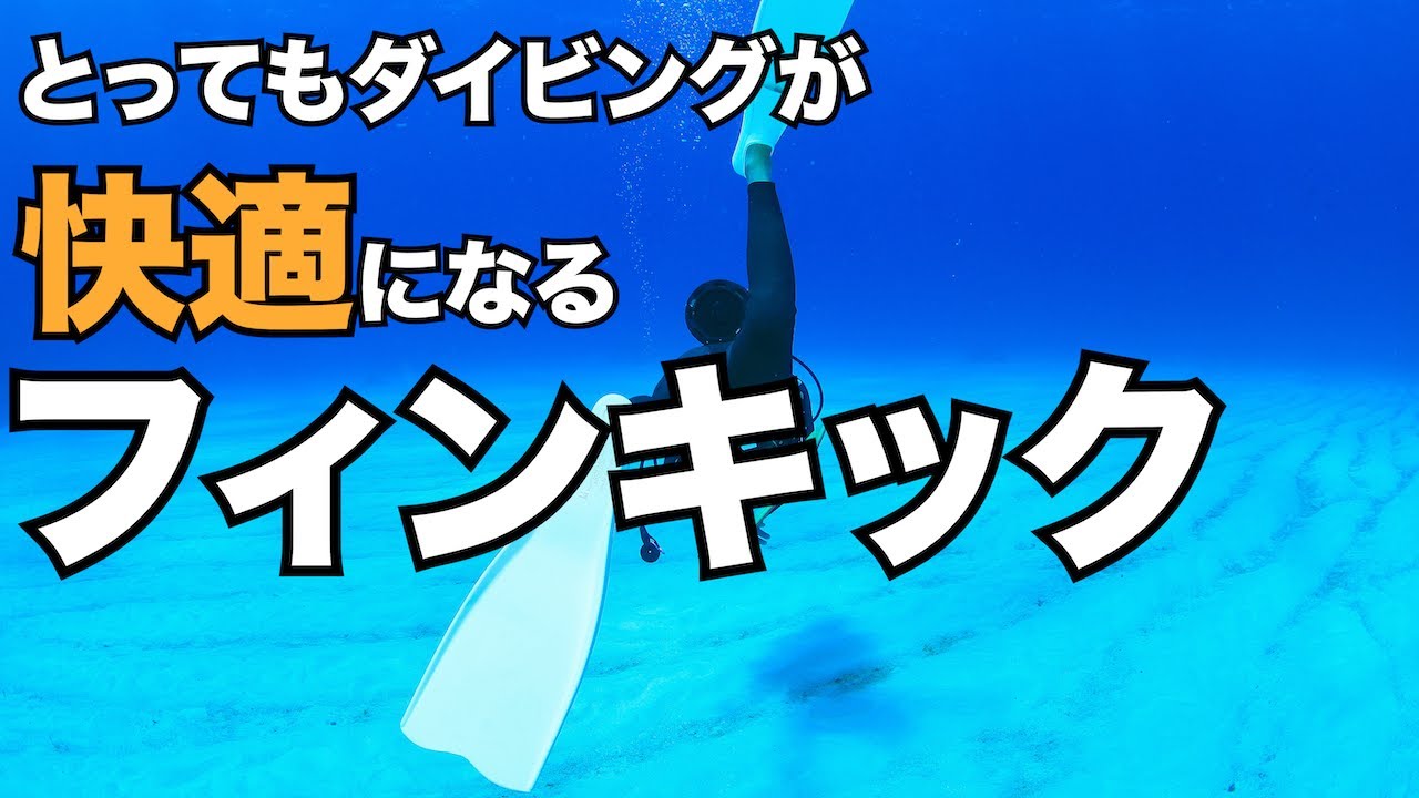 【フィンキックのテクニック】熱烈先生のダイビング講座　第36講