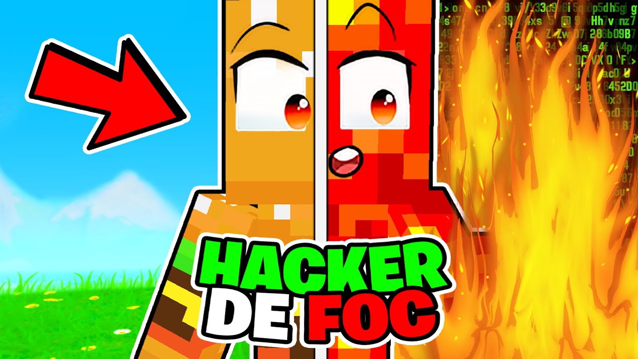 Am Devenit UN HACKER DE FOC in Minecraft !