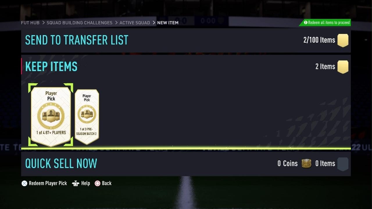 FIFA 22 Pack opening