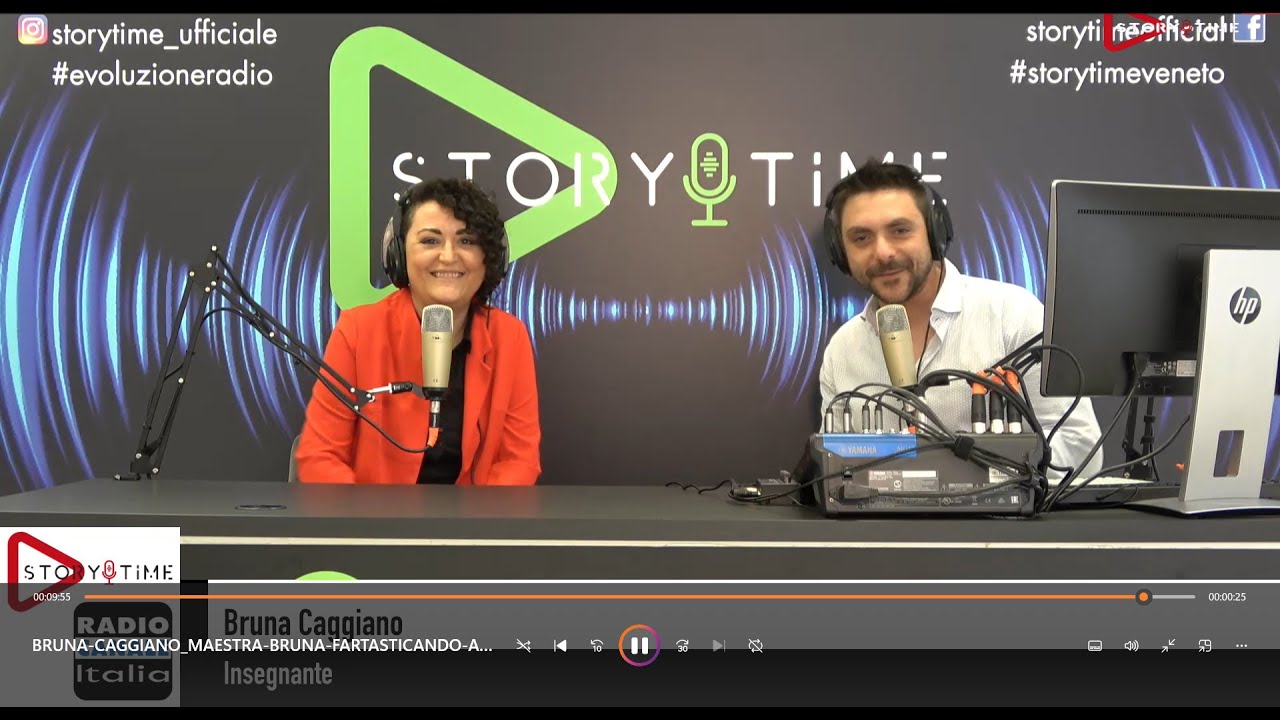 La mia intervista su STORYTIME Radio Canale Italia #maestrabruna #intervista #radio