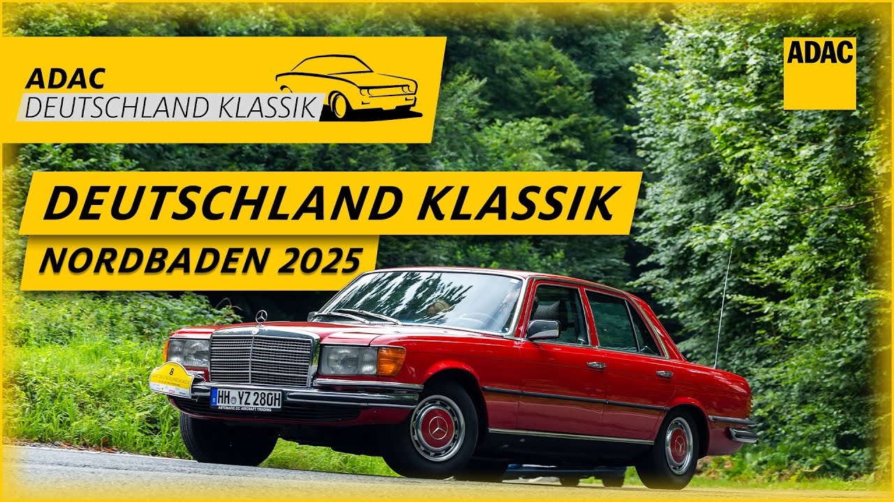 Mit Oldtimern durch Nordbaden | ADAC Deutschland Klassik 2025