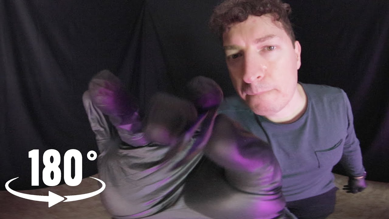 ASMR VR180 | Relaxing Energy Plucking with Tibetan Singing Bowl Sounds