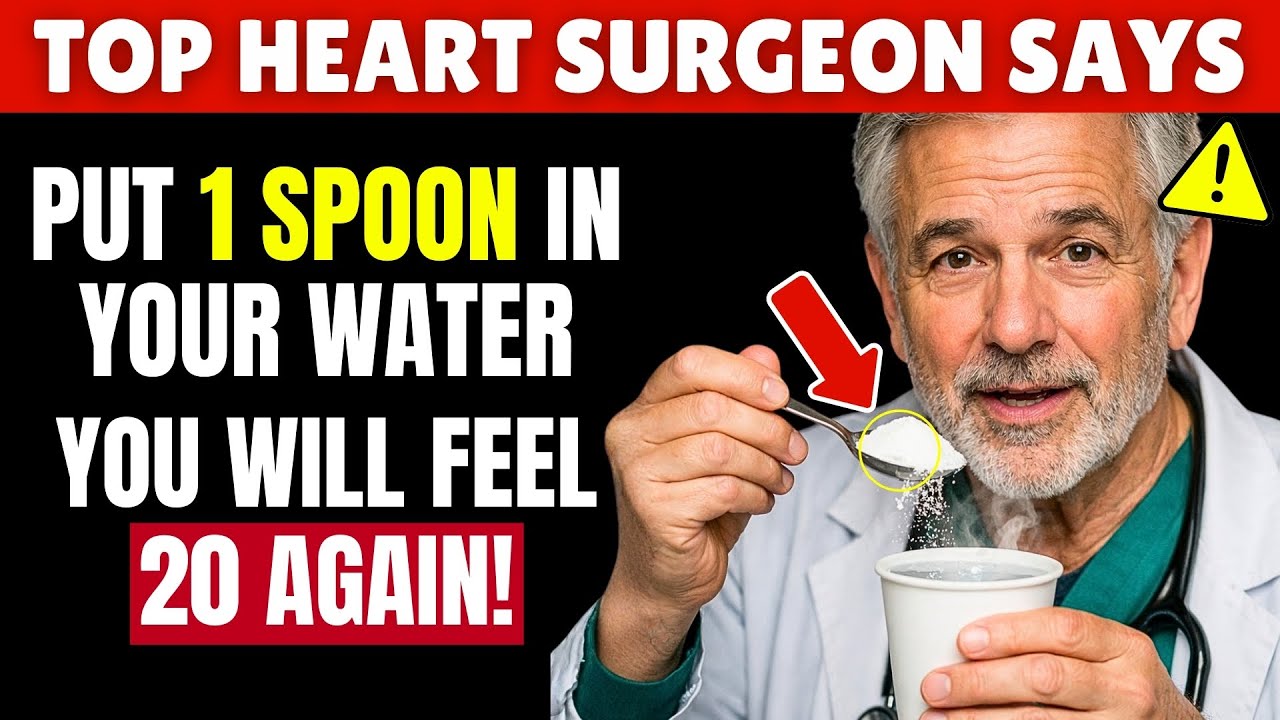 Don't Drink Plain Water Again After 60 — THIS #1 Trick Boosts Blood Flow Instantly | Senior Health