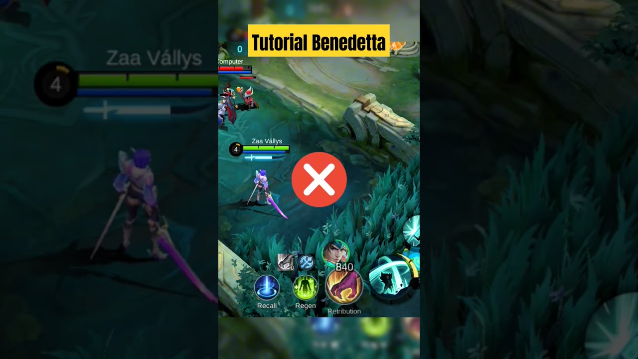 Tips dan Trik aktifkan pasif dari ulti benedetta #tutorialbenedetta #benedettagameplay #shorts
