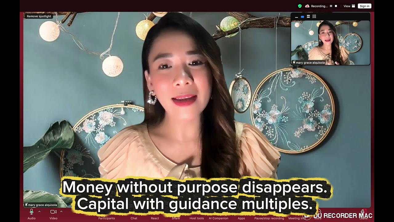 Money without purpose disappears. Capital with guidance multiplies. 