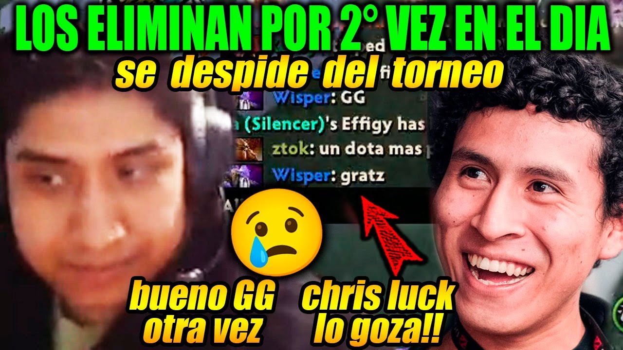 LOS VUELVEN A ELIMINAR!😭WISPER AHORA SI SE DESPIDE DEL ZEINTERNACIONAL A MANOS DE CHRIS LUCK😲