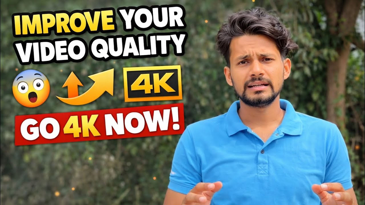How to enhance your video in 4K 🔥 Get sharp cinematic videos 📸 | Improve your video quality
