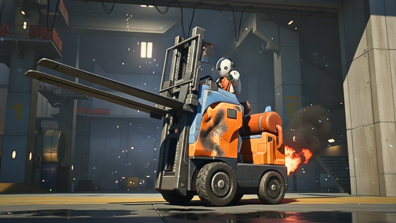 Exploring The Warehouse Update In The Last Caretaker and Driving The Donk-Lift