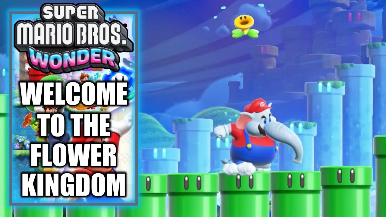Super Mario Bros Wonder &ndash; Welcome to the Flower Kingdom - 100% All Wonder Seeds, Flower Coins & Flag