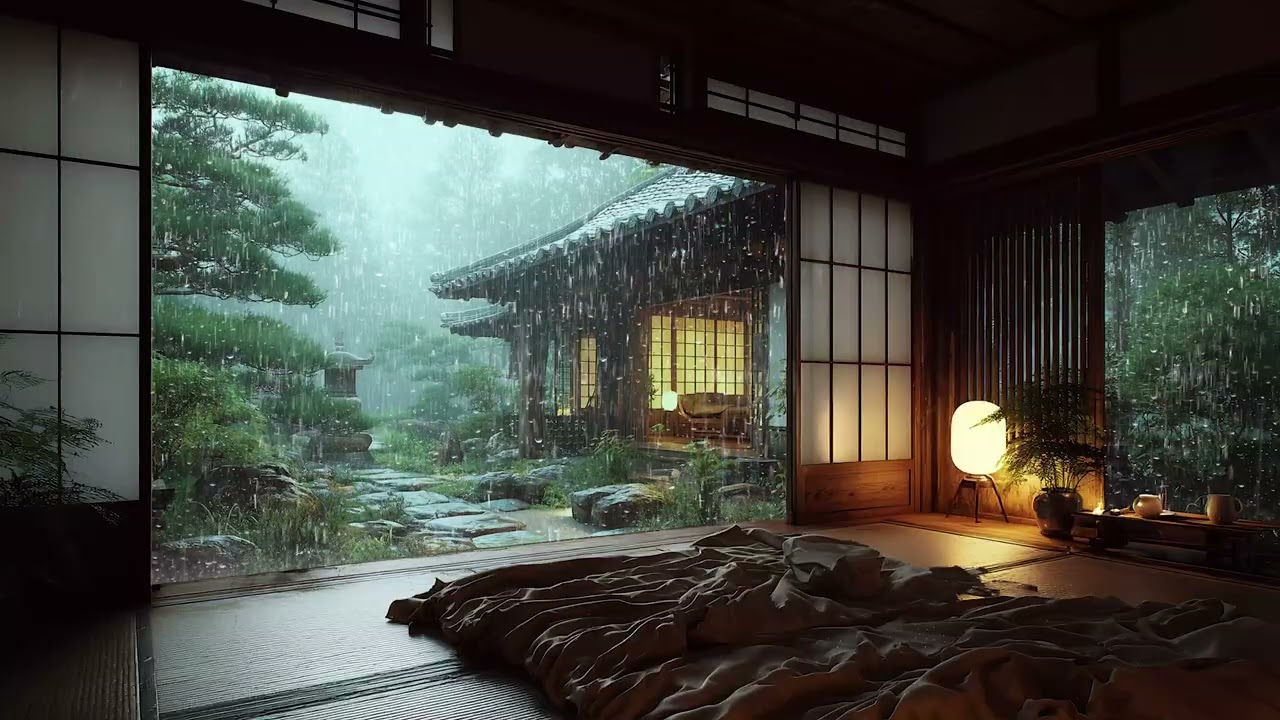 Deep Sleep Instantly In 10 Minutes - Rain Sounds & Piano Music to Insomnia Relief, Anxiety, Relaxing