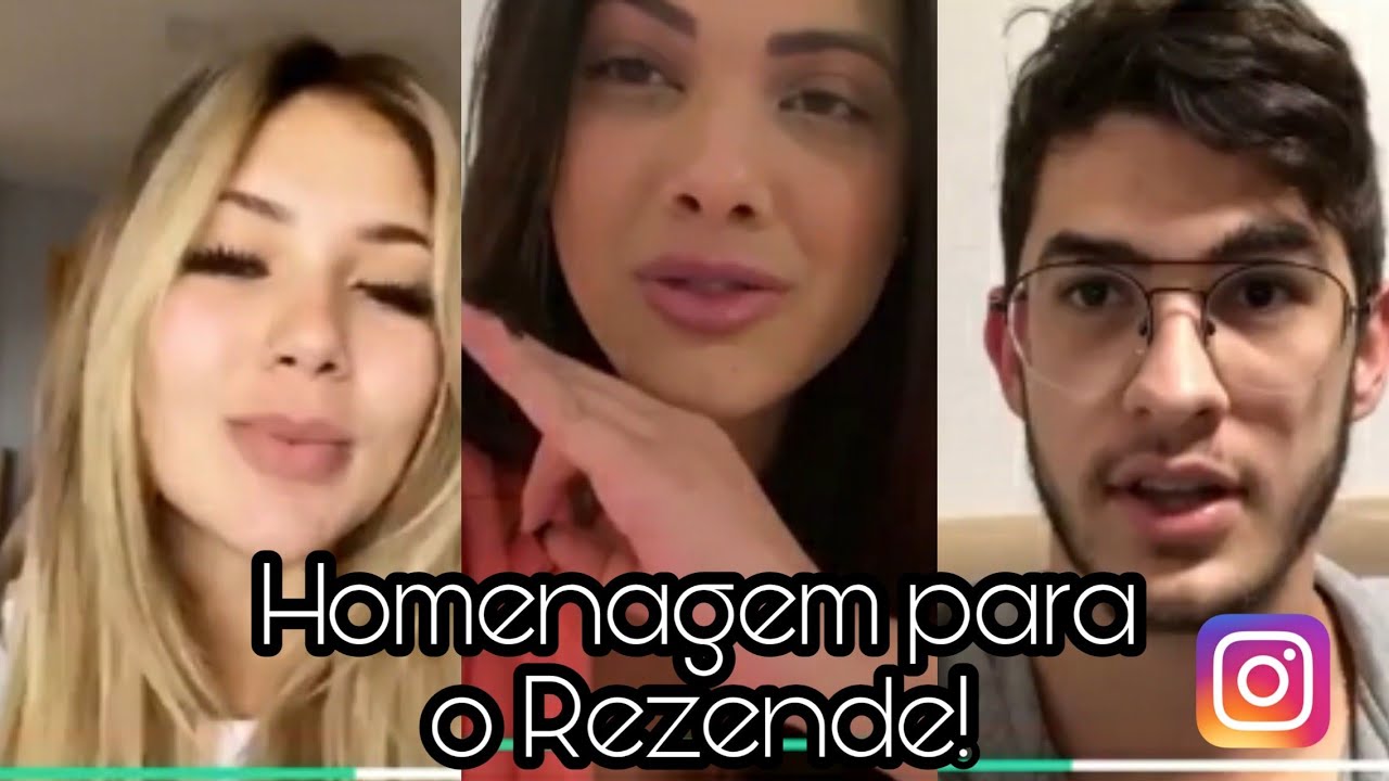 Homenagem de amigos e parentes para o Rezende!