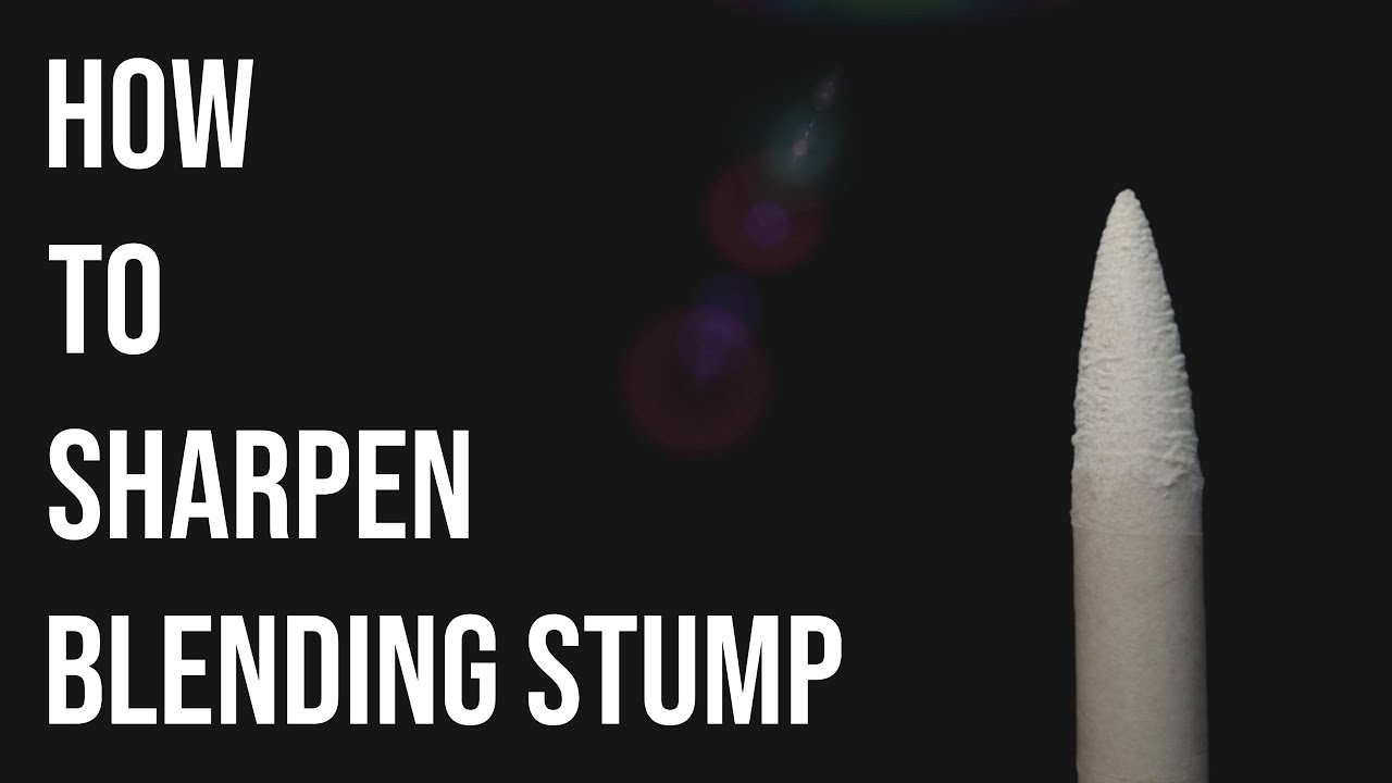 How to Sharpen a Blending Stump | Drawing Tip