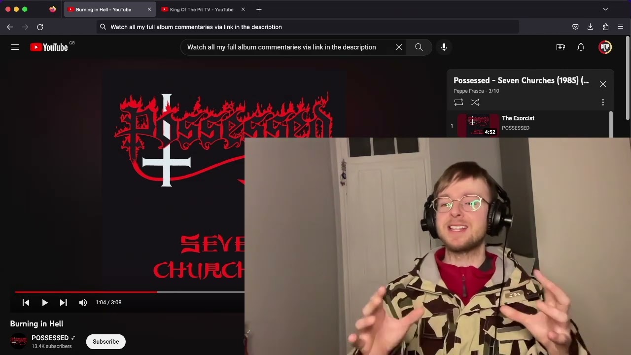 Possessed BURNING IN HELL Reaction and First Time Listen