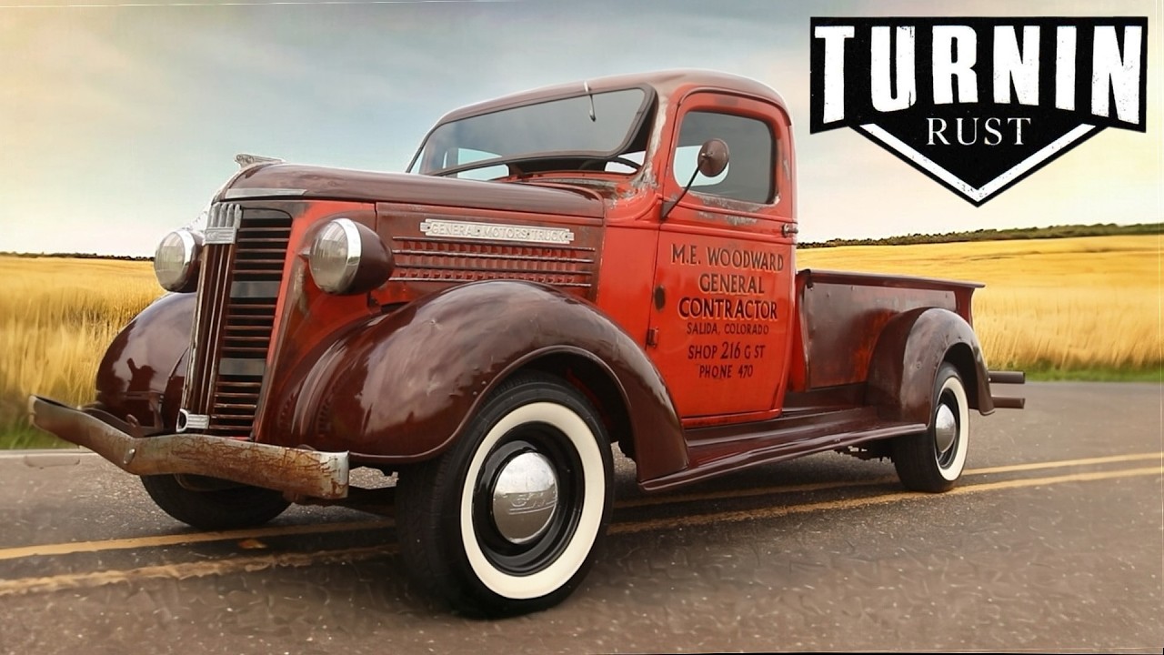 ПОТРЯСАЮЩЕЕ преображение! Странно приятное преображение грузовика GMC T14B 1937 года | Turnin Rust