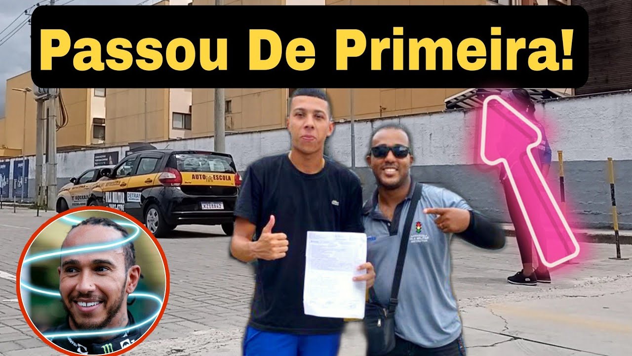 CNH de primeira Detran RJ prova de carro autoescola.