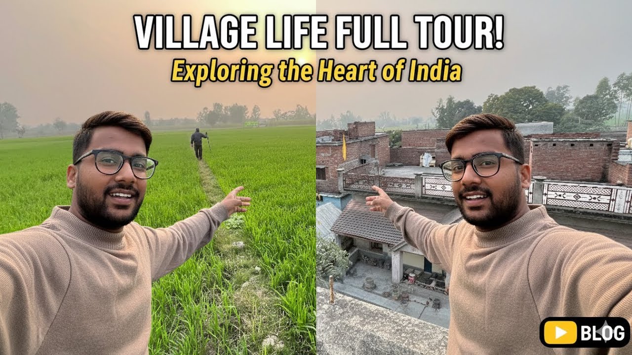 Village Khet Ghar Tour 🌾 | Simple Life in Desi Gaon | Rural Lifestyle Vlog 