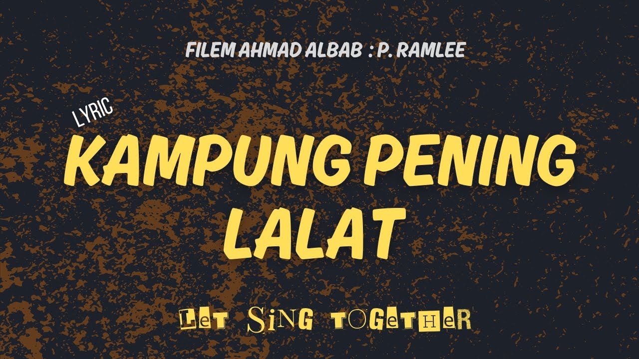 KAMPUNG PENING LALAT (Lirik) - cover by ROGER KAJOL