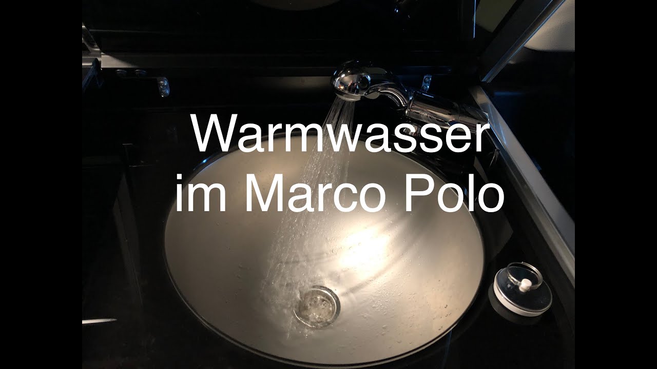 Warmwasser im Marco Polo 😃 Aus der Rubrik „Das muß nicht sein.“ 😀