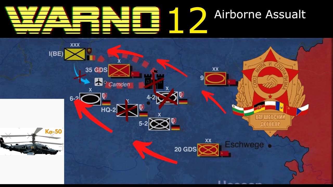 KA 50 DOMINUJÍ NEBESŮM | WARNO Campaign - Airborne Assualt #12 (PACT)