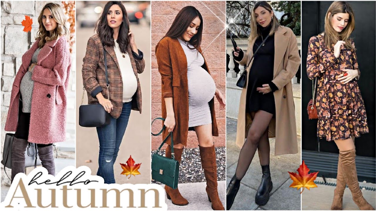 MODA OTOÑO INVIERNO PARA EMBARAZADAS / OUTFITS de embarazo 😍🍁🍂