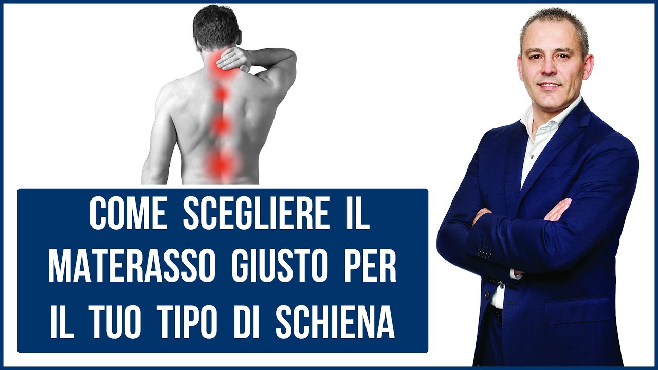 Come scegliere il giusto materasso in base alla tua schiena