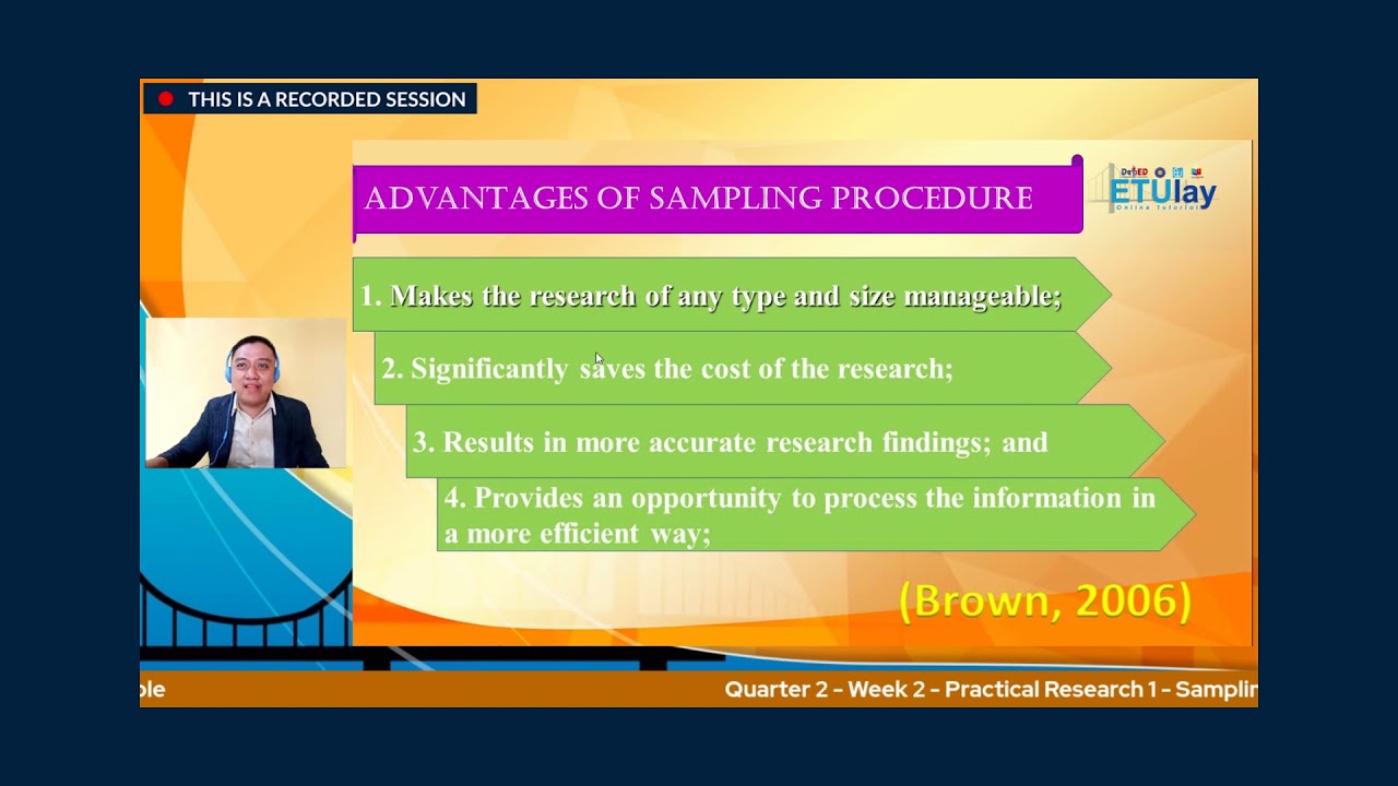 ETULAY Practical Research 1 Q2 WEEK2: Sampling Procedure and Sample