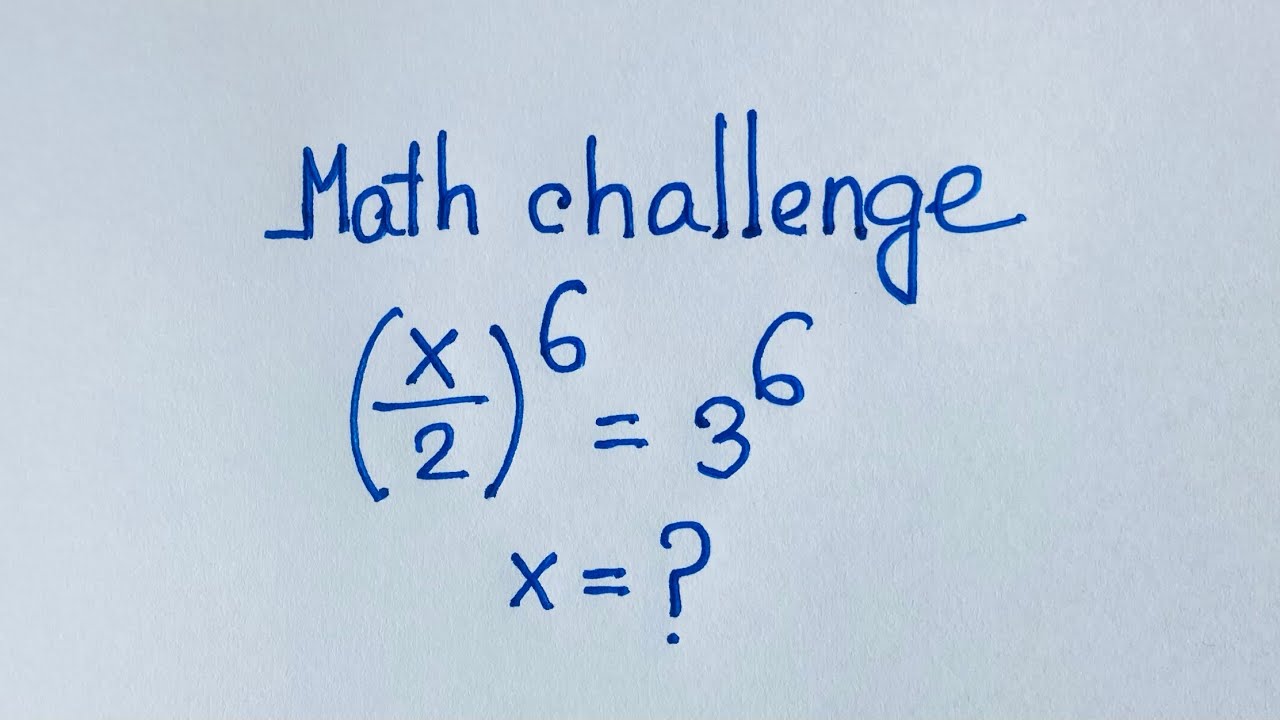 How to solve for X in this maths olympiad Question?  