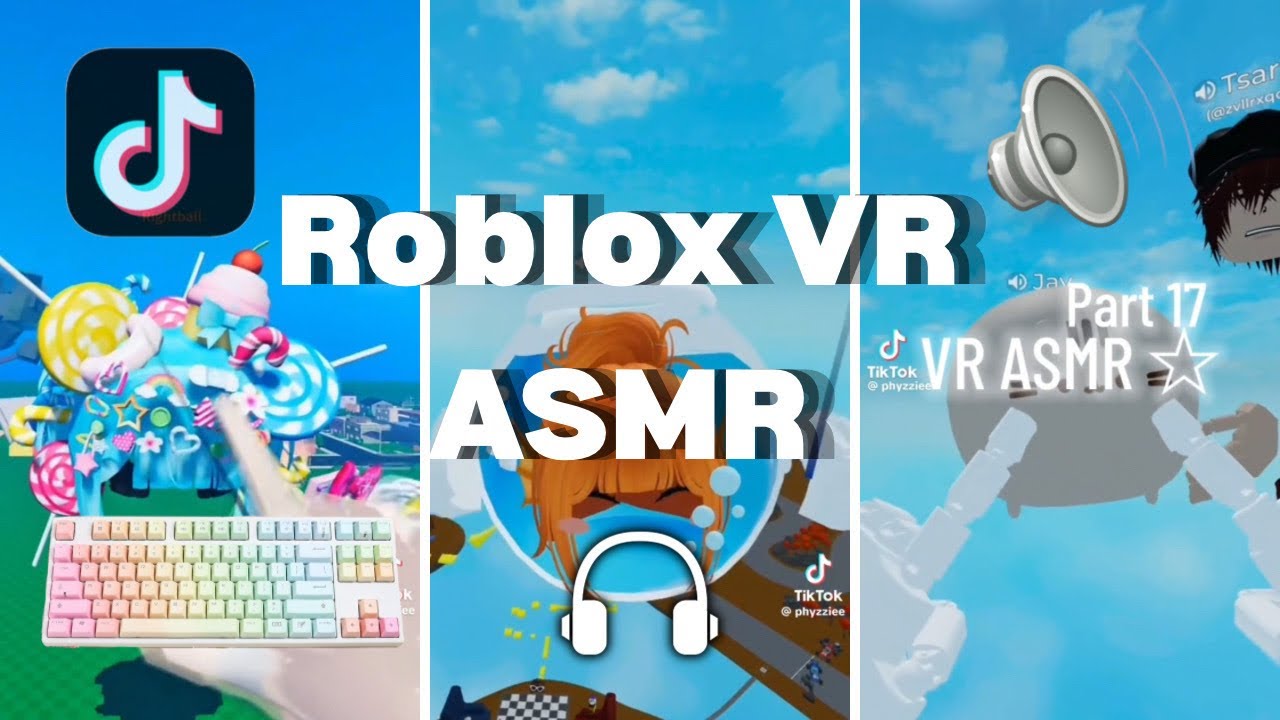 💤ASMR Tiktok Compilation💕✨Roblox VR 🎙️🔊 😴