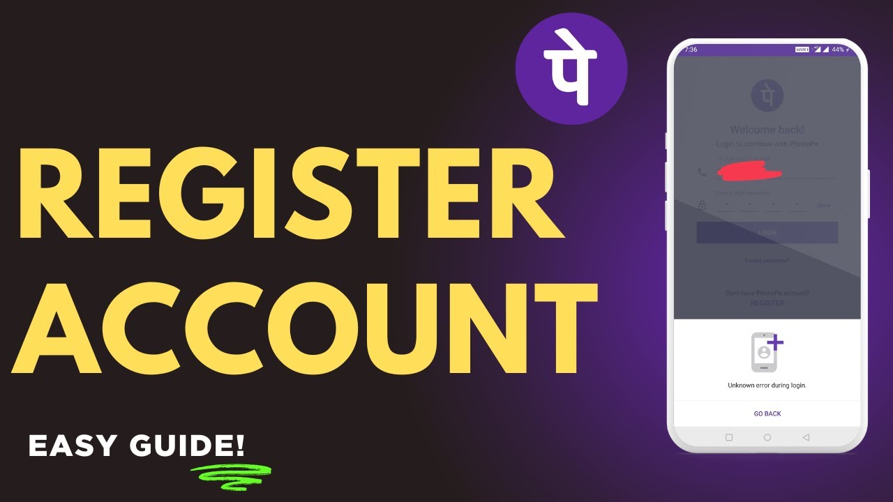 How to Register PhonePe Account