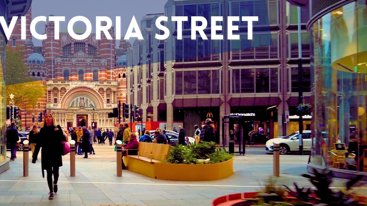 🚶 London Walk in 4K | Victoria Street - Iconic Views & Vibrant City Vibes 🌆✨
