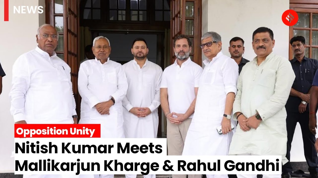 Mission 2024: For Opposition Unity, Nitish Kumar Meets Mallikarjun Kharge & Rahul Gandhi